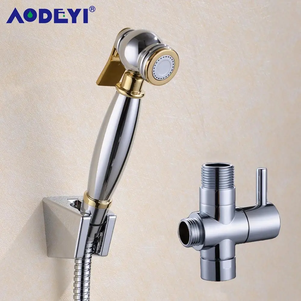 Латунный портативный распылитель для биде анальная Душевая насадка смеситель