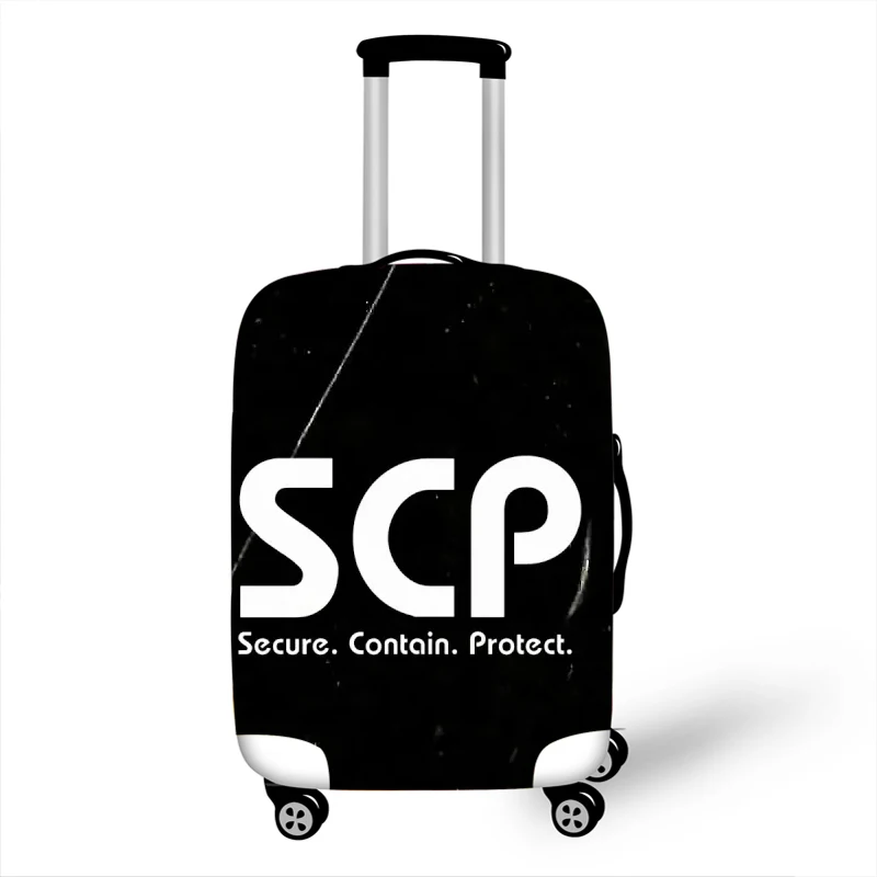 18-32 '' SCP Secure Contain Protect Travel Luggage Suitcase Cover Trolley Bag Protective Cover Men Women Elastic Suitcase Cover