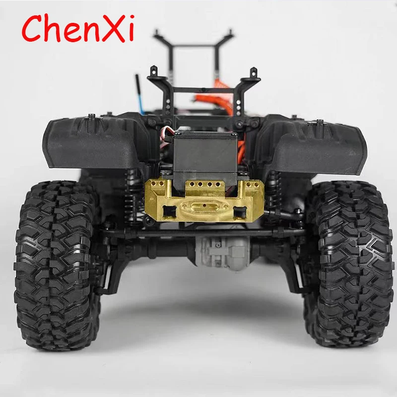 

Brass 118g Heavy Duty Front Bumper w/Servo Mount For Traxxas TRX-4 TRX4 1/10 RC Car K09