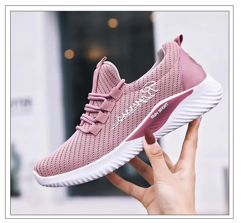 Женская обувь г. Новые кроссовки женские модные tenis feminino легкие дышащие сетчатые туфли Женская Повседневная обувь женские кроссовки B1363