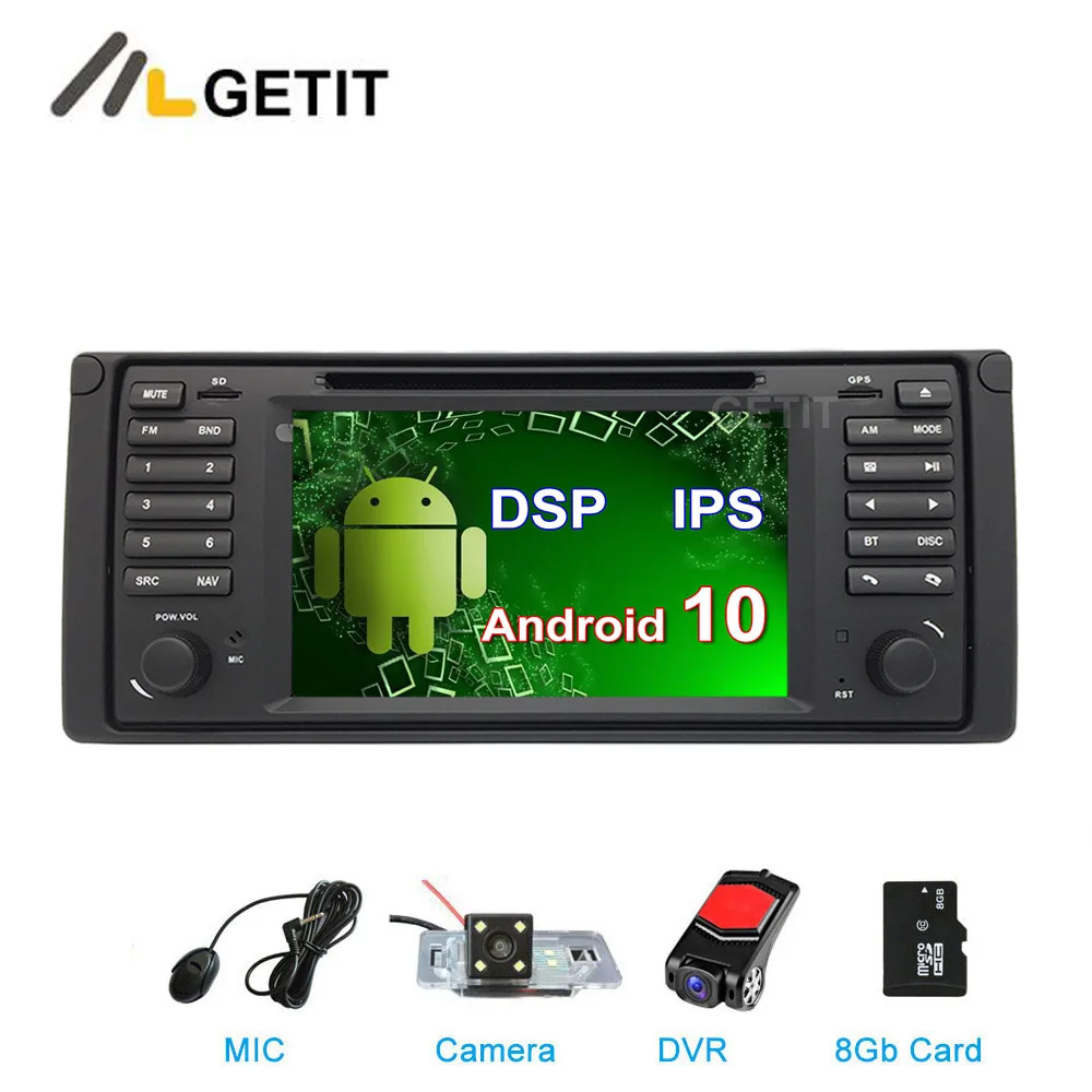 DSP ips Android10 автомобильный DVD мультимедийный плеер для BMW E39 M5 Радио Стерео gps
