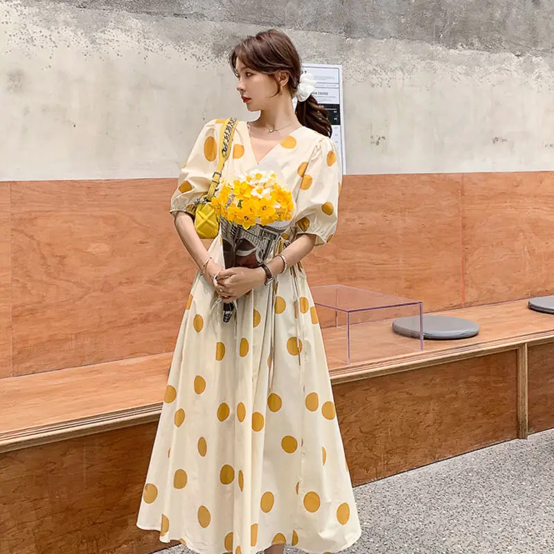 Женское винтажное платье трапеция облегающее длинное во французском стиле с