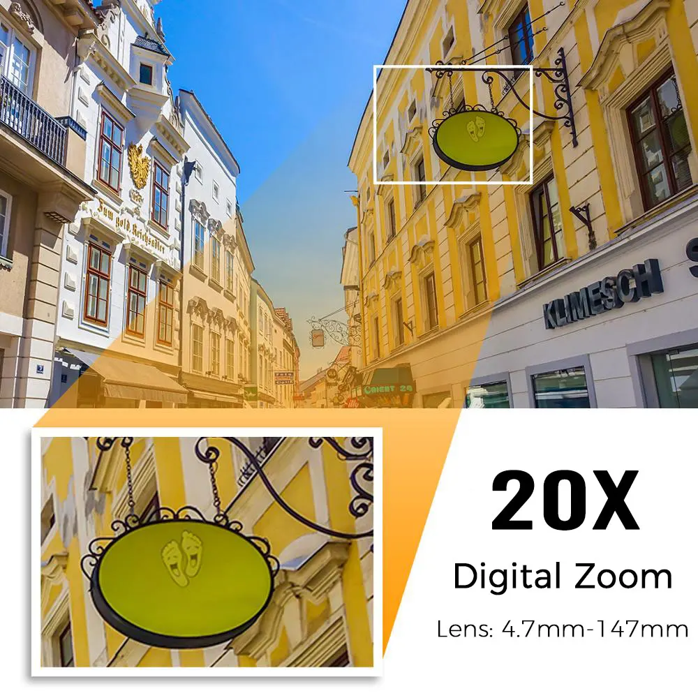 

5 PTZ Wifi 20X 360