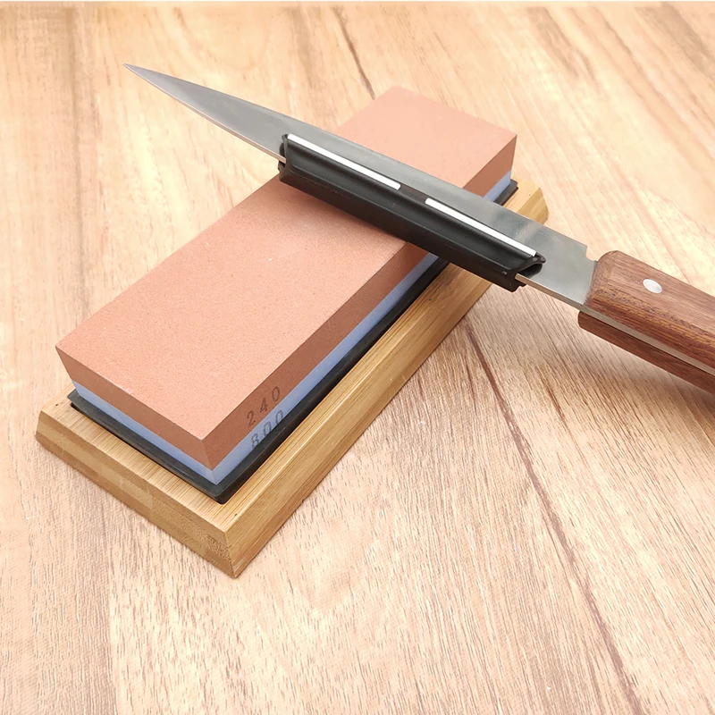 Точильный камень точильный точилка для заточки лезвий 240/800 Грит с бамбуковой