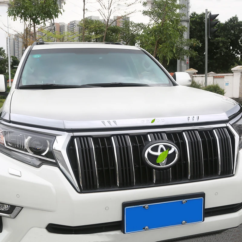 Карманго для Toyota Land Cruiser Prado 150 автомобильный Стайлинг передний капот хромированная накладка рамка наклейка внешние аксессуары