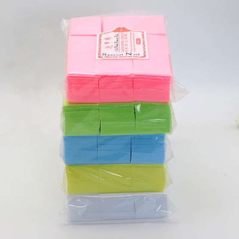 

600 Pcs Lint-Free Wipes Napkins Nail Polish Remover Gel Nail Wipes Nail Cutton Pads Manicure Pedicure Gel Tools T0164