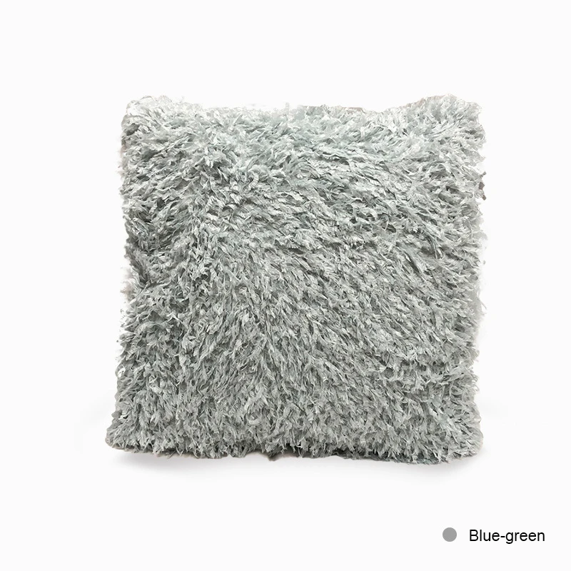 50x50 см плюшевый пушистый чехол для подушки Новый декоративный домашний декор