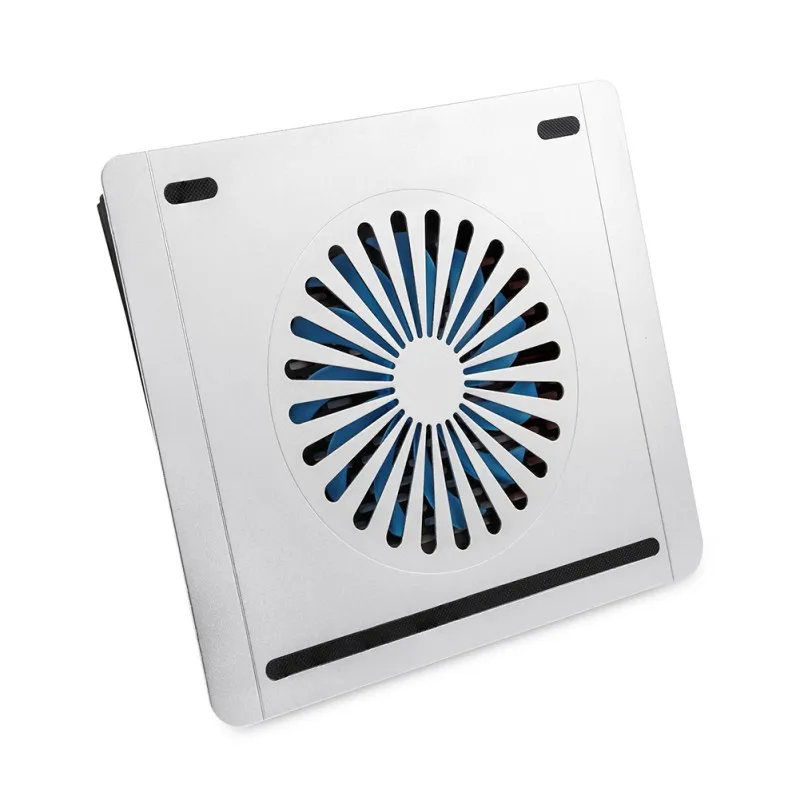 Охлаждающая подставка для ноутбука с двумя USB портами бесшумная охлаждающая Macbook