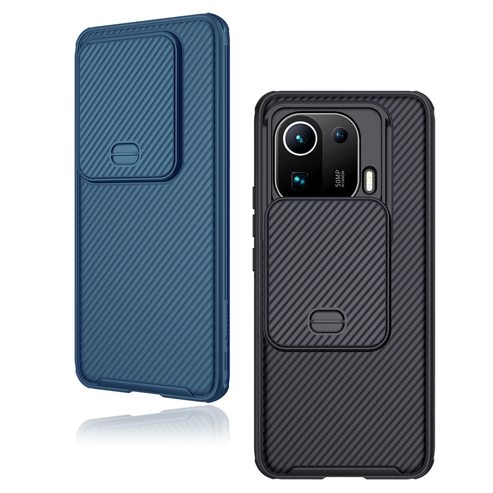 

for Xiaomi mi 11 Pro Case Camera Protection NILLKIN Anti-knock Slide Cover Lens Protective Cases For Xiaomi Mi11 Ultra