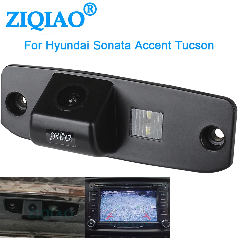 

ZIQIAO for Hyundai Elantra Azera Santa Fe IX45 Sonata Accentt Tucson Terracan/ Kia Carens Opirus Sorento Rear View Camera HS030