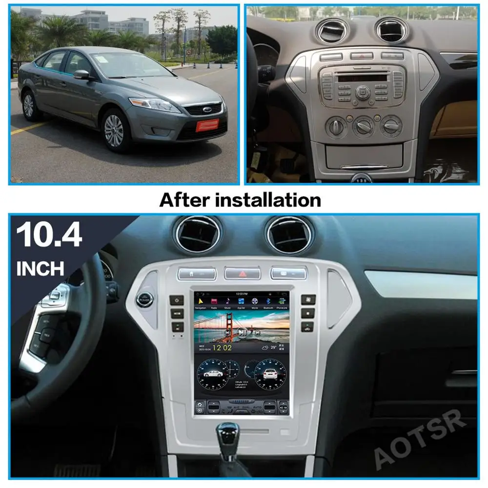 Автомобильный мультимедийный плеер для Ford Mondeo MK4 Android радио 2007 2010 Стерео GPS