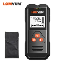 LOMVUM металлоискатель с подсветкой черный кабель искателя древесины переменного тока провода глубина TrackerUndeground Sturs настенный сканер ЖК-дисплей HD дисплей звуковой сигнал