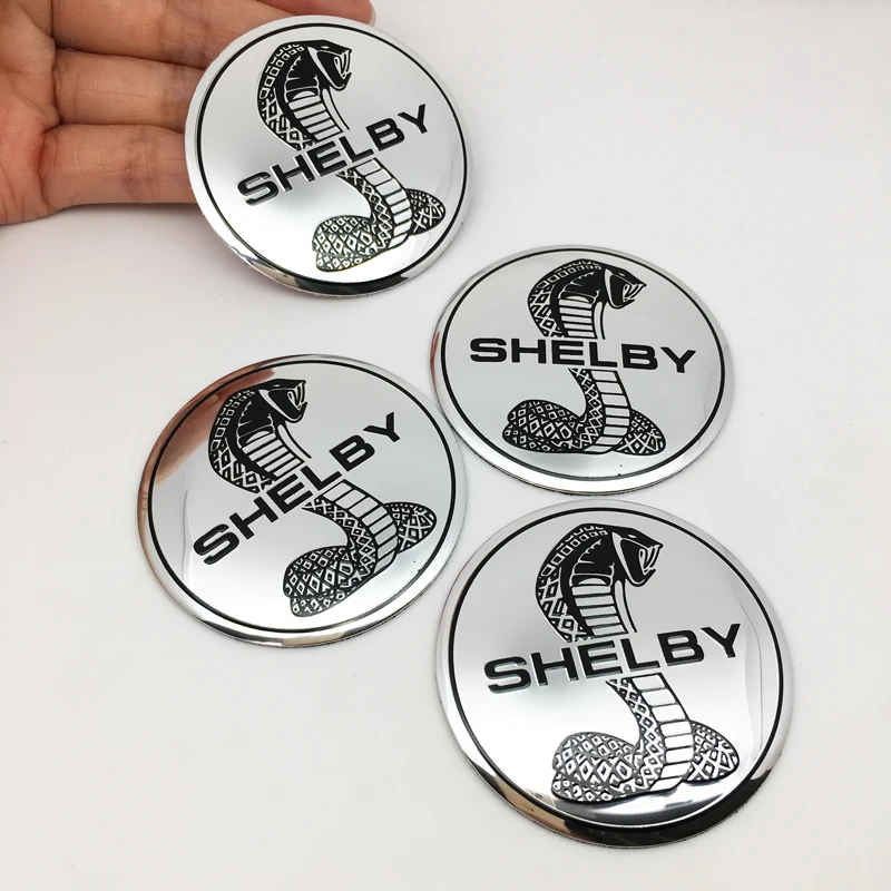 Автостайлинг 4 шт. 56 мм колпачок на ступицу колеса с логотипом SHELBY эмблема значок