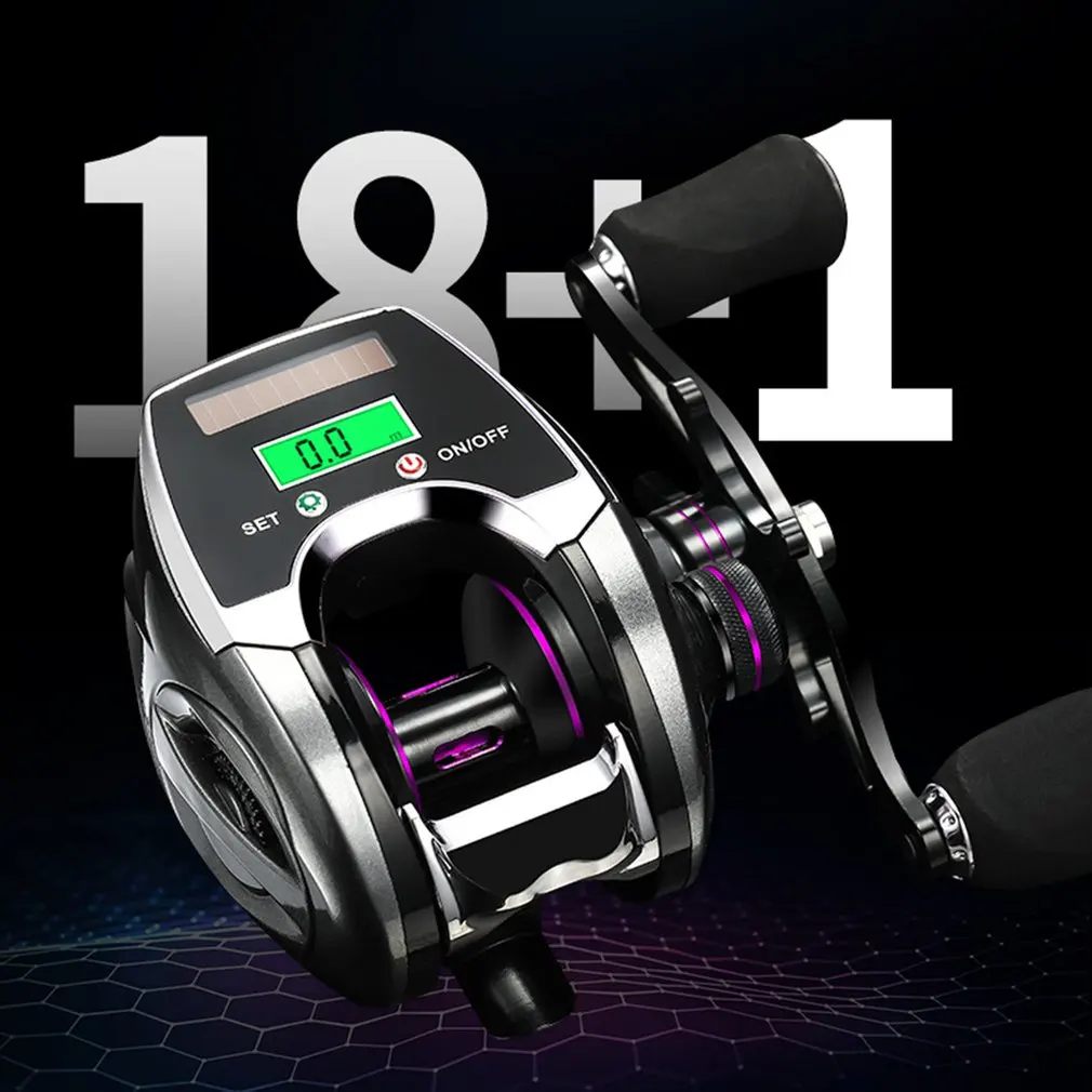 Катушка рыболовная электронная с цифровым дисплеем 8 0: 1 2021|Рыболовные катушки| |