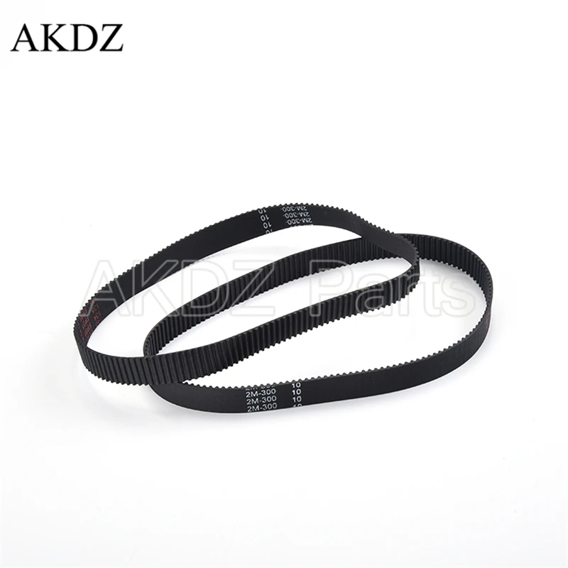 

2MGT 2M 2GT Synchronous Timing belt Pitch length 300 width 6mm/9mm Teeth 150 Rubber closed