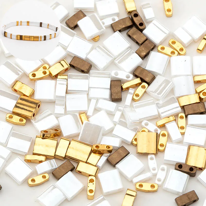 Стеклянные бусины Taidian Miyuki TL HTL QTL Смешанные Разноцветные Бусины для браслета с
