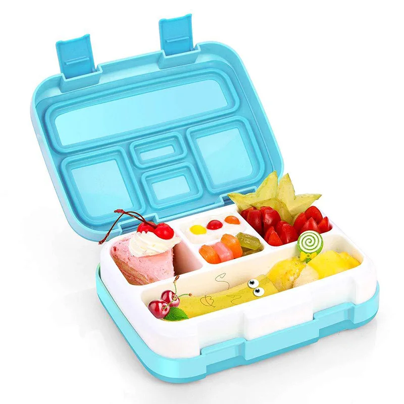 

Portable Kids Food Container Storage Box Lunch Box Eco-friendly BPA-Free And Food-Safe Materials