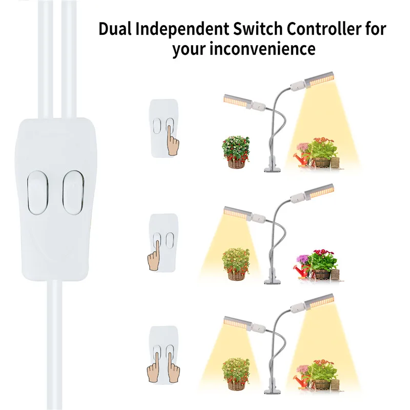 Светодиодный светильник для выращивания растений Sunlike полный спектр 45 Вт 50 60