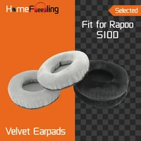 homefeeling earpads for rapoo s100 headphones earpad cushions covers velvet ear pad replacement