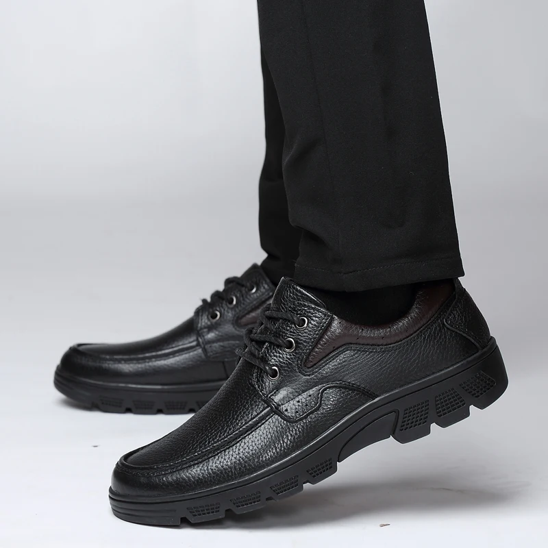 

Mens Shoes Genuine Leather Spring Autumn oxfords Designer Men Casual shoes Walking Footwar Winter Chaussure Homme big size 50