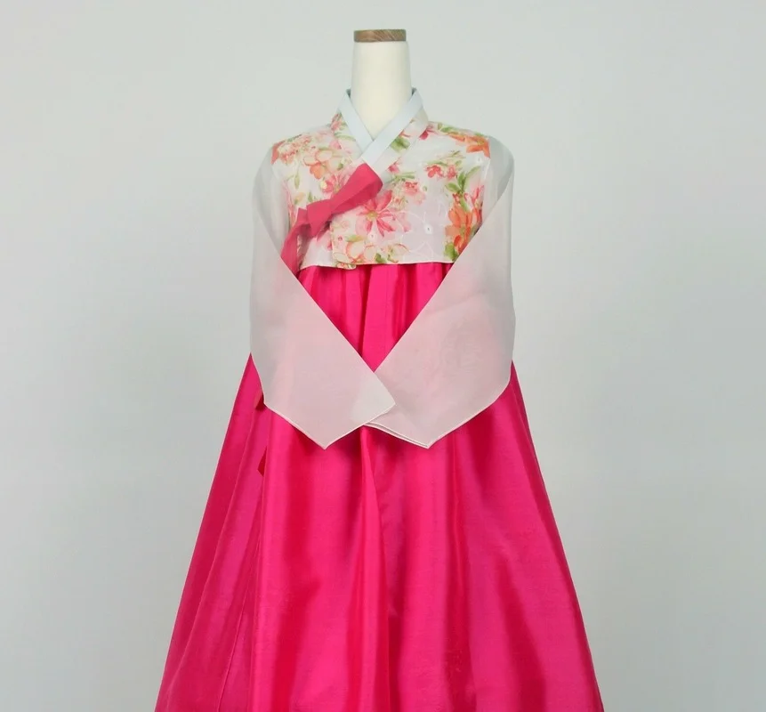 

Korean Traditional Costume Set 2-piece Ladies Hanbok Fashion Printed Hanbok