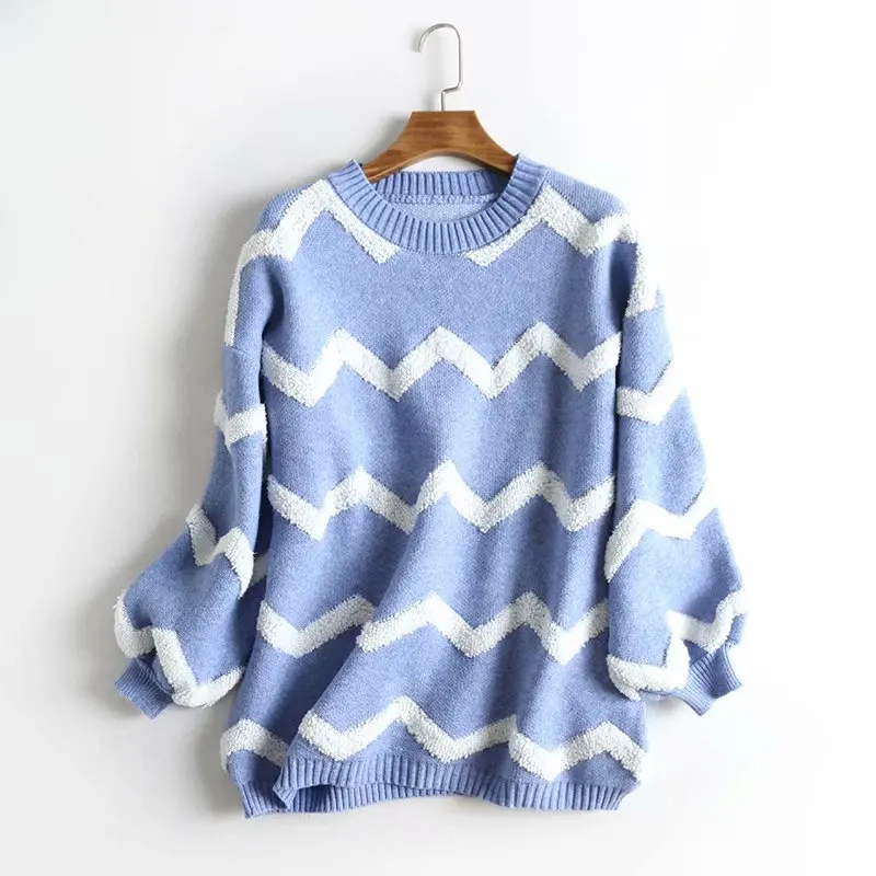 Свитер женский трикотажный с бахромой и надписью свободный 2021 | Женская одежда