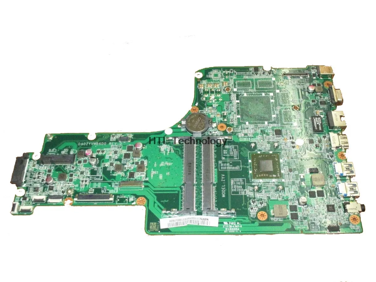 Для acer aspire E5-721 Материнская плата ноутбука DA0ZYVMB6D0 NBMND11001 NB. MND11.001 Quanta A6-6310 cpu DDR3
