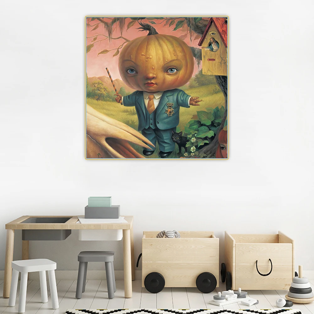 Цитон Марк Райден president президент тыквы Canvas Холст Картина маслом Художественный