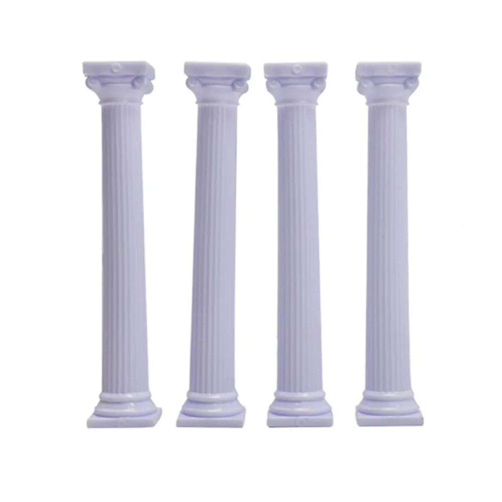 4 шт уникальный торт столб пластиковый Римский DIY выпечки товары для украшения