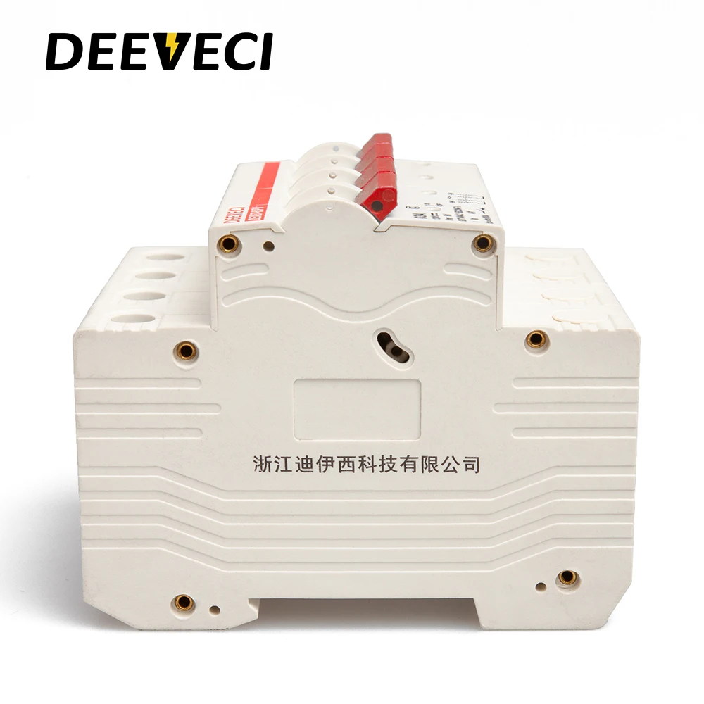 4P DC солнечная энергия фотогальванический PV выключатель 6A 10A 16A 20A 25A 32A 40A 50A 63A