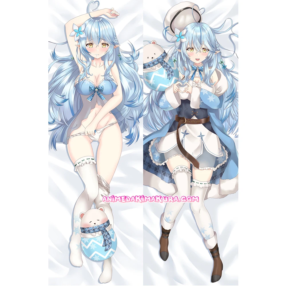 

Virtual Youtuber Yukihana Lamy Anime Girl Dakimakura Hugging Body Pillow Case Cover