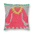 Наволочка для подушки Yayoi Kusama, наволочка для подушки с 3D принтом в горошек, декоративная подушка для гостиной, наволочка для подушки на заказ, домашний декор