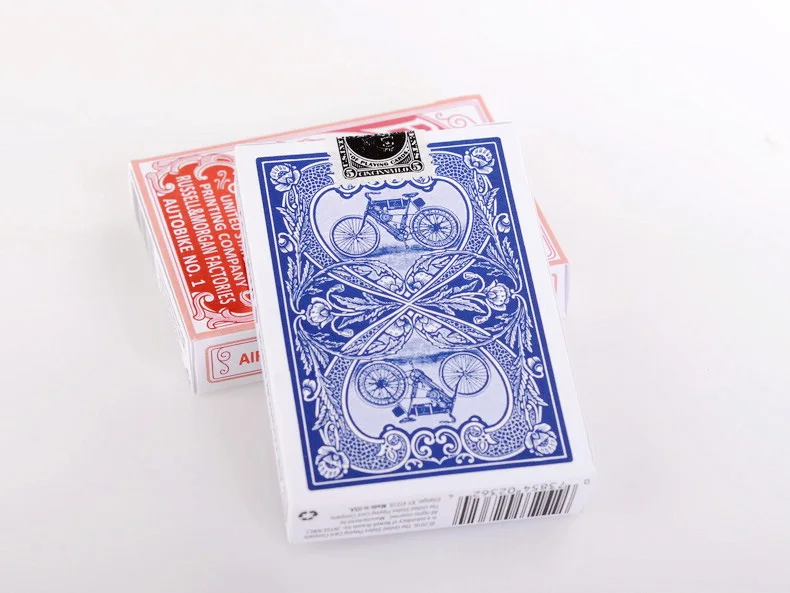 Велосипед AUTOBIKE № 1 игральные карты синие/красные фотокарты волшебные реквизит