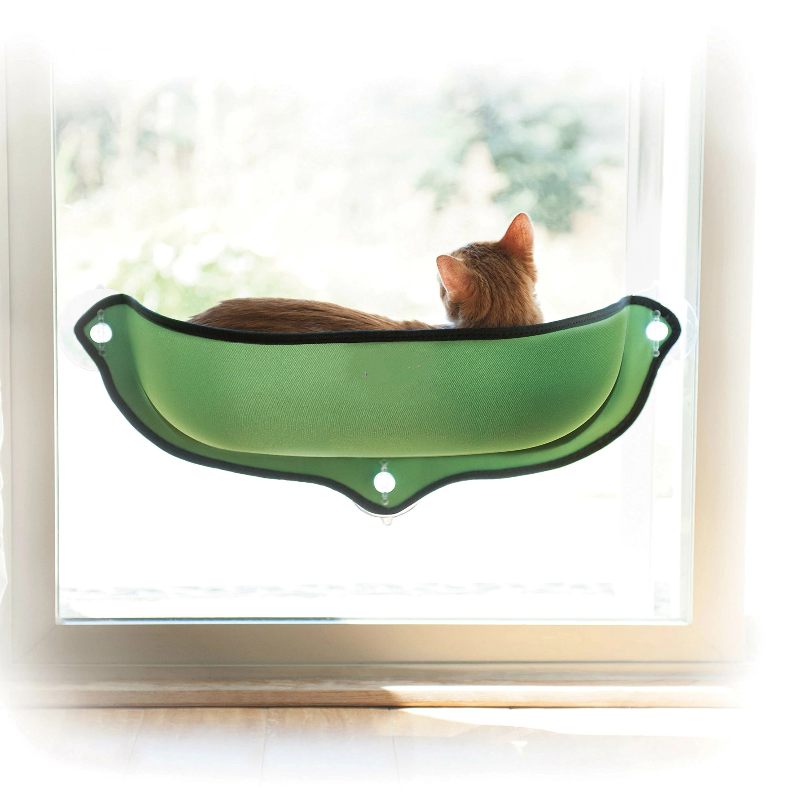 

Size Plus Cat Hammock Bed Window Pod Lounger Suction Cups Warm Bed For Pet Cat Rest House Soft And Comfortable Ferret Cage