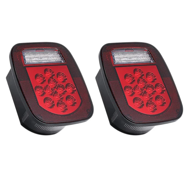 

2PCS Truck Tail Light 12V 39 LED Trailer Brake Light LED Signal Light for Truck, Trailer, Boat, Jeep, SUV, RV, Truck,
