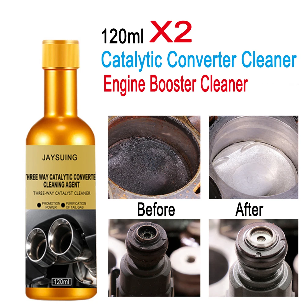 

2pcs 120ml Engine Cleaner Catalytic Converter Cleaner Engine Booster Cleaner Multipurpose Whole Sale