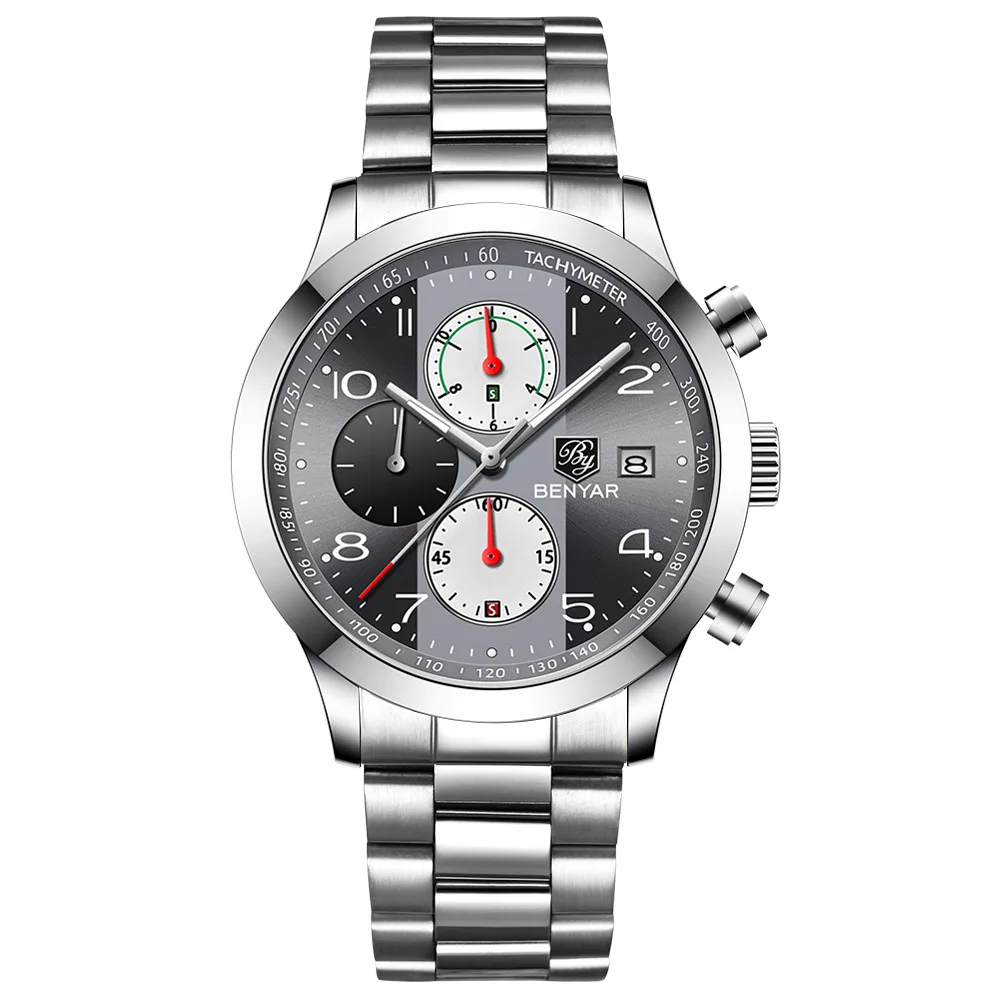 

Top Brand Luxury Big Dial Military Quartz Watch Leather Waterproof Sport Wristwatch Relogio Masculino 2021 New Mens Watch Reloj