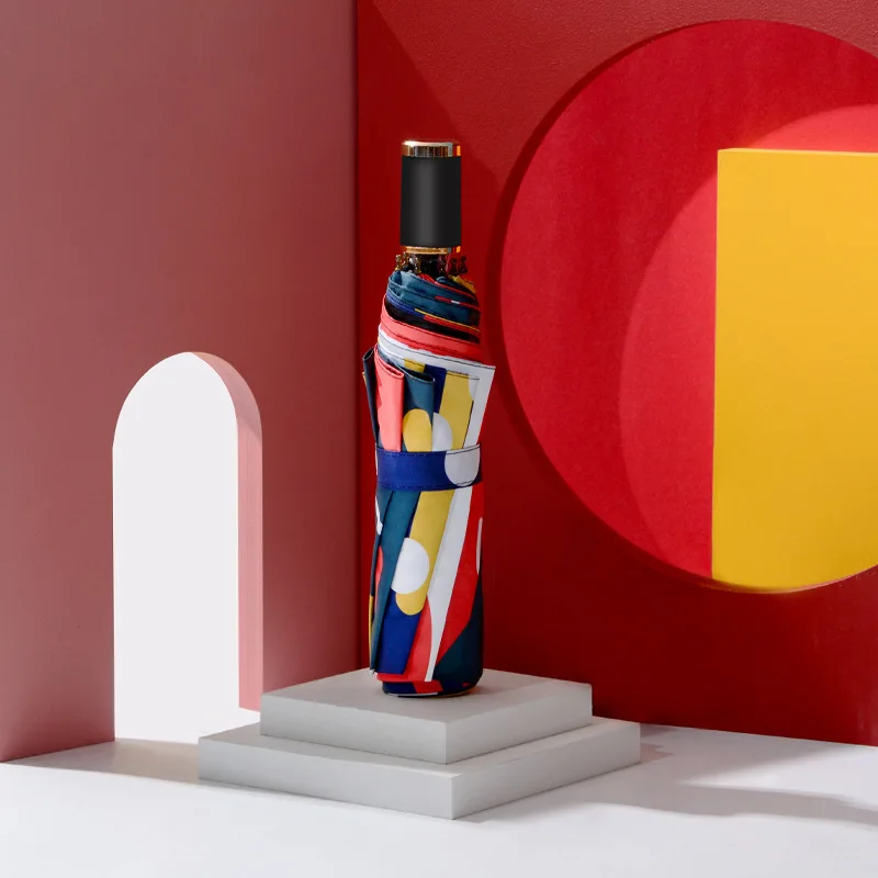 Новый креативный граффити Солнцезащитный зонт УФ-зонт от дождя рекламный Зонт с