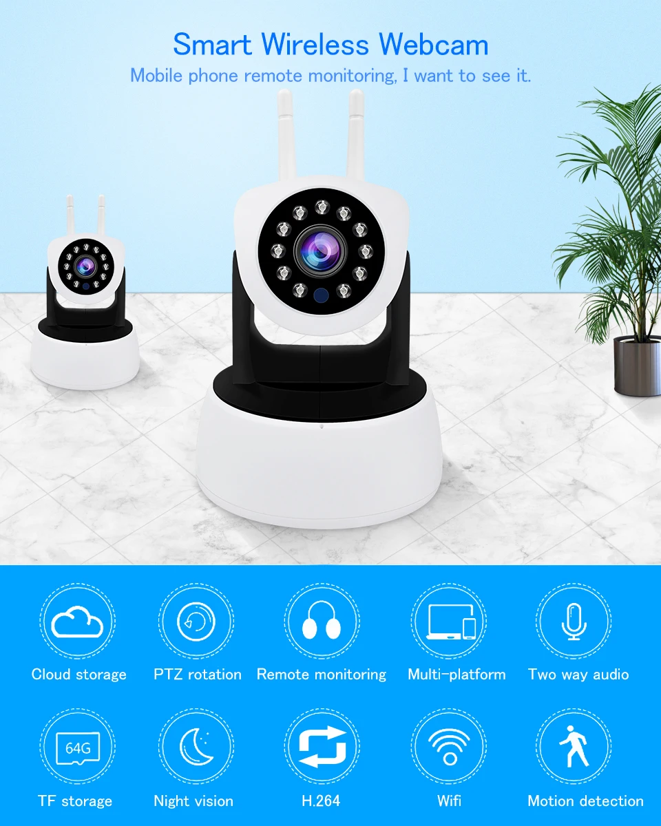 Домашняя ip-камера безопасности, Wifi, P2P, 720 P, CCTV камера, 1080 P, видеонаблюдение, мини-камера, HD беспроводной радионяня, IR, SD слот для карт