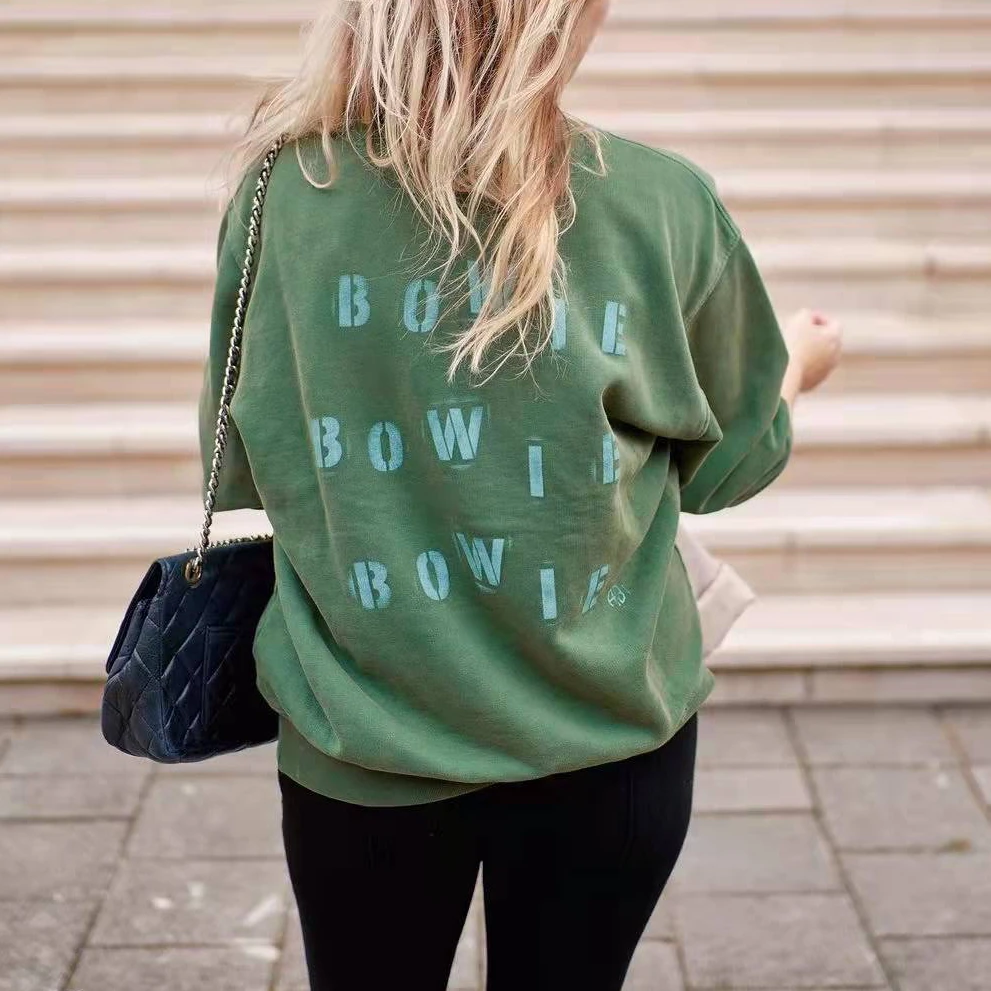 

Новинка Осень-зима плюс бархатный Свитшот Женский свитшот с круглым вырезом