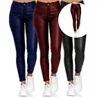 Приятные для кожи гладкие облегающие маленькие штаны уличная одежда маленькие штаны на молнии для вечерние