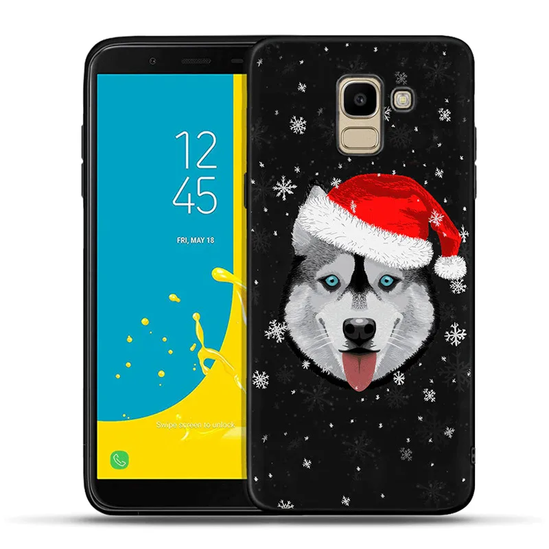 H1471 Санта Клаус силиконовый чехол для телефона для samsung Galaxy J3 J5 J7 J2 Pro J4 J6 плюс J8 Etui Рождественский подарок - Цвет: H1471