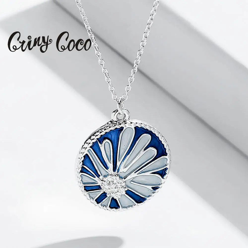 

Cring Coco оригинальные дизайнерские стандартные ожерелья женские модные цветочные ожерелья для девочек праздничный подарок для женщин мам Но...