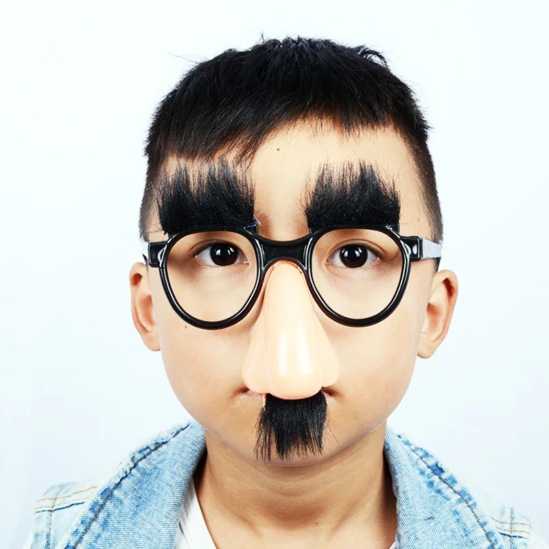 2 шт./Товары для вечеринок домашних животных пушистый нос и очки Классическая