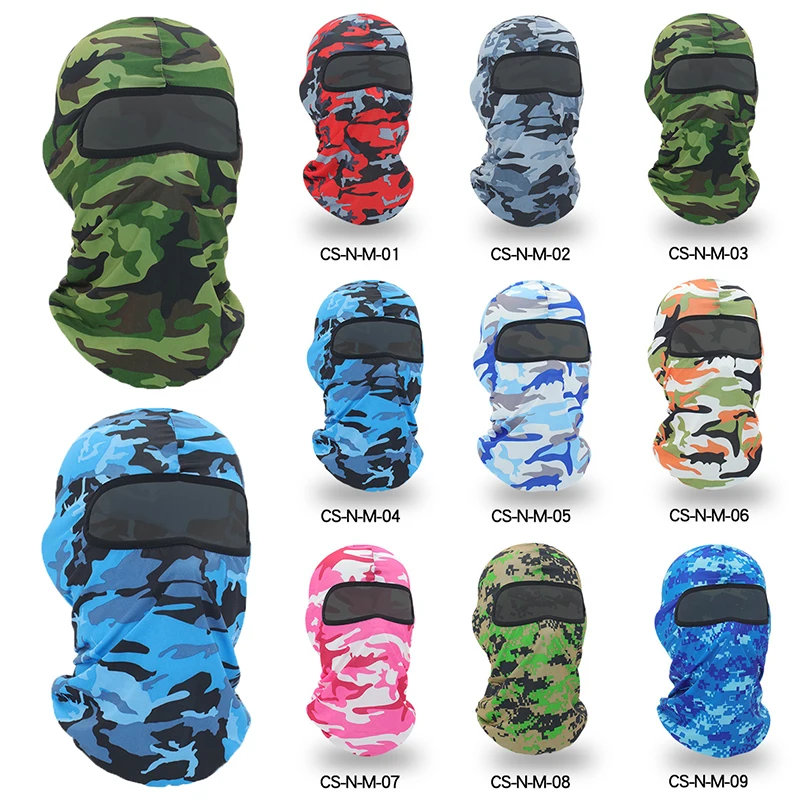 

Balaclava Camouflage Tactical Beanies Wargame Military Airsoft Army Quick-Dry Helmet Liner Full Face Caps Men Women