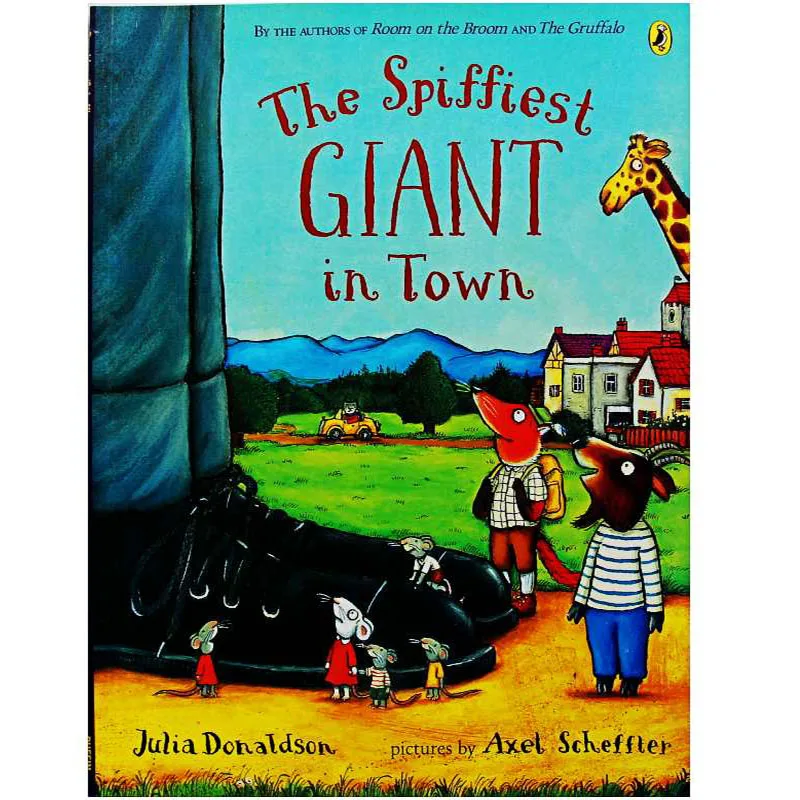 

The Spiffiest Giant in Town By Julia Donaldson Educational English Picture Book Learning Card Story Book For Baby Kids Children