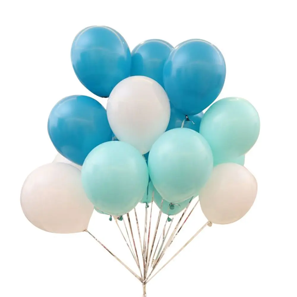 Бирюзовые толстые 10 шт. 12 дюймовые 2 г свадебные украшения латексные шары с днем