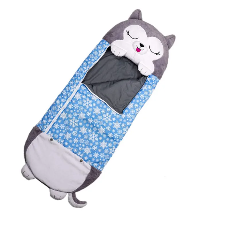 One-Piece Children Cute Cartoon Blanket Birthday Gifts Thick Bedspread On The Bed Baby Sleeping Bag Warm Soft Lazy Play Pillow | Дом и сад