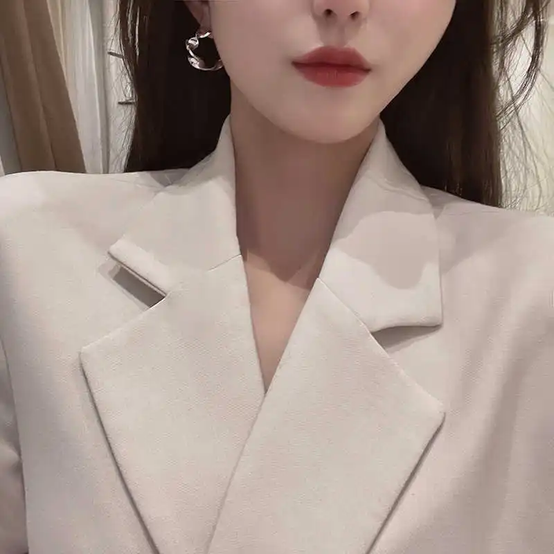 

Metal Exaggerated Circle Mahua Cool Ear 2021 Office Fashion Earrings for Women Girls European Party