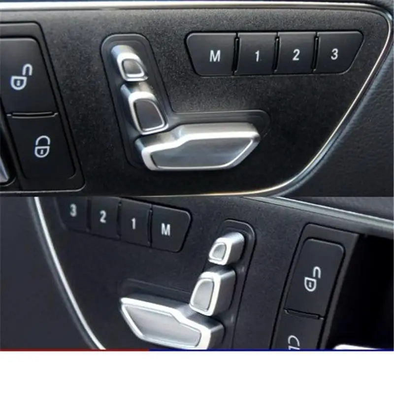 Window Seat Button Panel Interior Chromium Automovil Bright Sequins Modification Decoration 18 19 FOR Mercedes Benz GLE Class | Автомобили